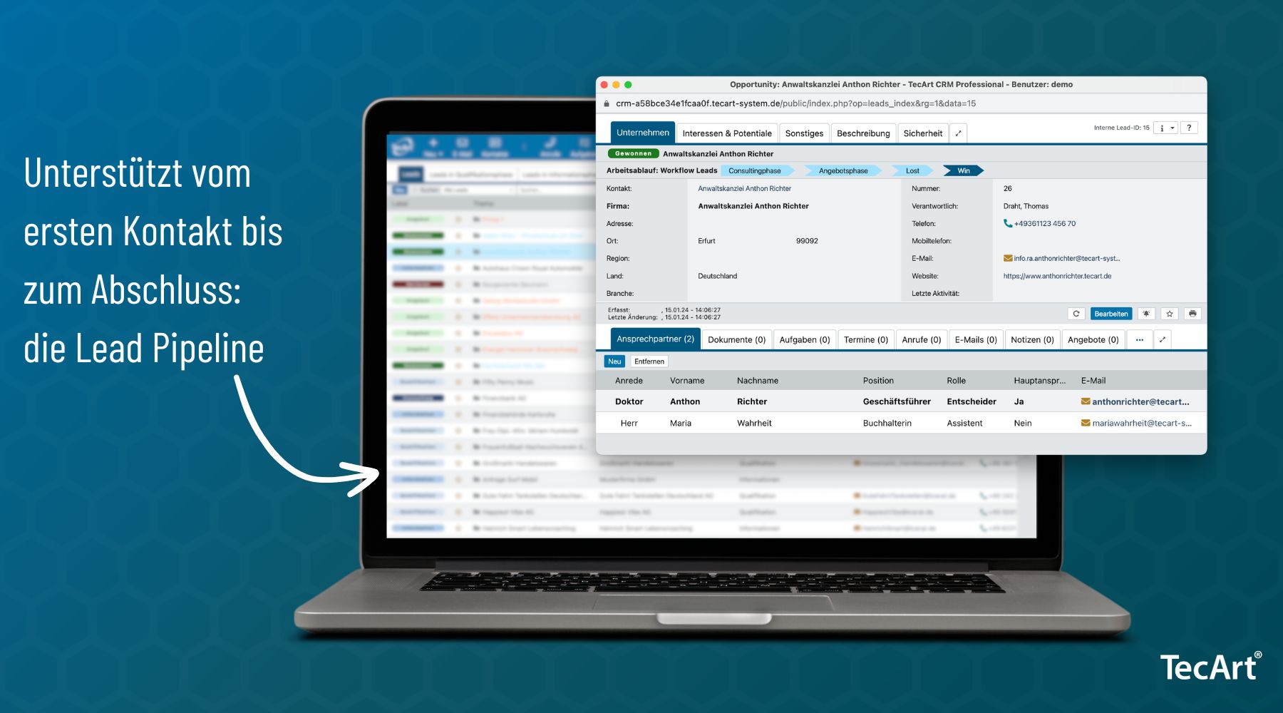 Die TecArt Lead Pipeline